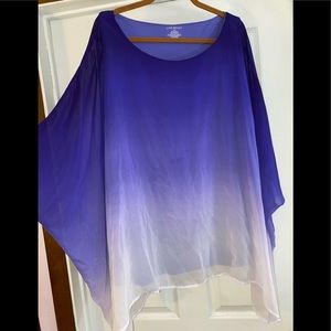Purple ombré blouse